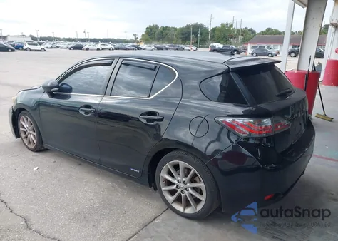 2013 Lexus Ct 200H z USA, uszkodzony, nr VIN JTHKD5BH0D2128096